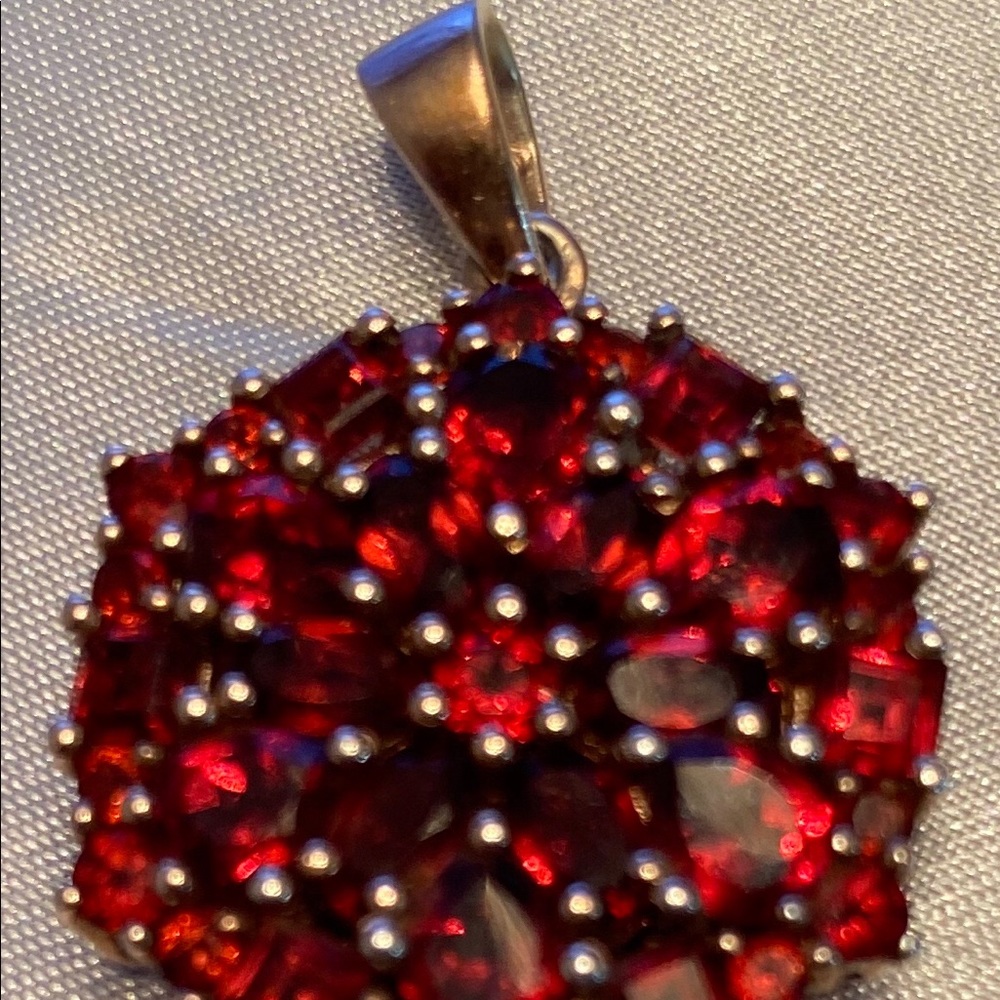 Red Garnet pendant
